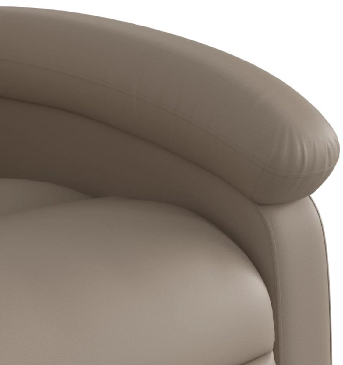 vidaXL Sta-op-massagestoel Verstelbaar Kunstleer Cappuccino - afbeelding 3