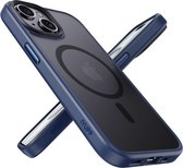 IYUPP Bumper - Geschikt voor Apple iPhone 15 Hoesje - Geschikt voor MagSafe - Blauw - Shockproof