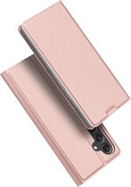 Dux Ducis - Geschikt voor Samsung Galaxy S24 Plus / S24+ - Slim bookcase hoesje - Rose Goud