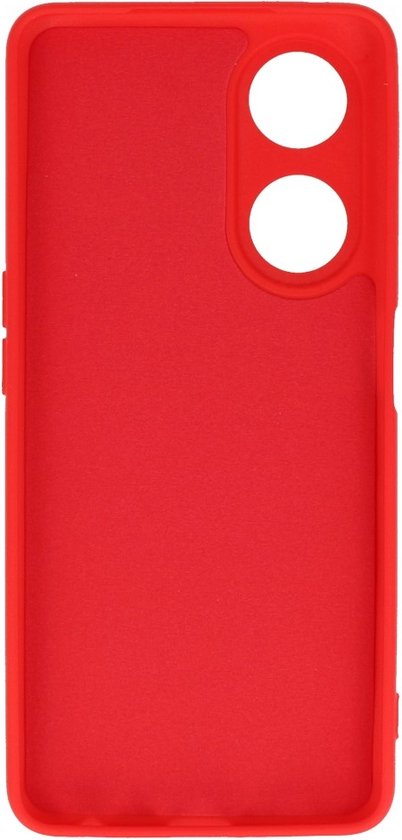 Fashion Backcover Phone Case - Color Case - Convient pour Oppo A98 5G - Rouge