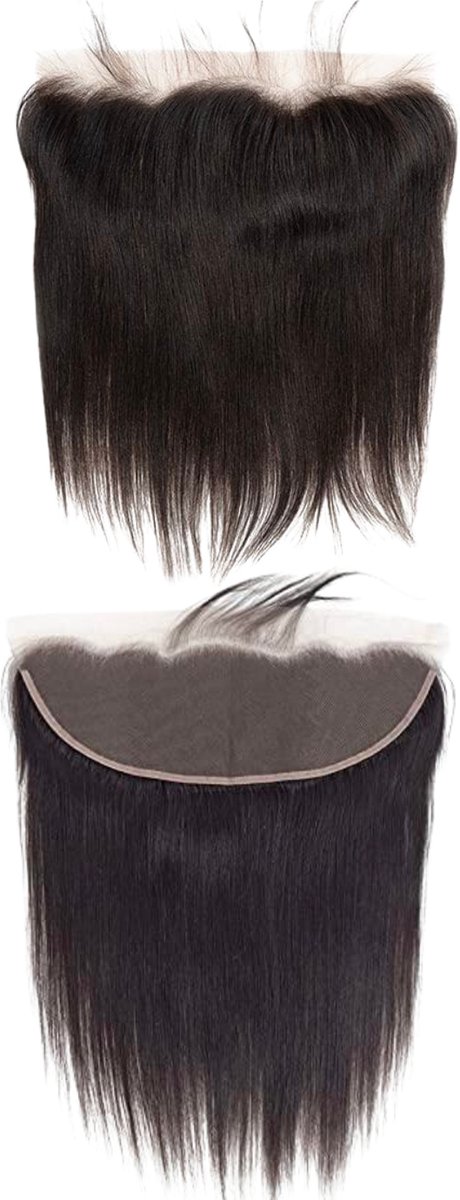 The Hair Studio - 13x4 HD Lace Frontal 16'' - 100% Raw Virgin Hair Human Hair - Double Drawn - Haarverlenging