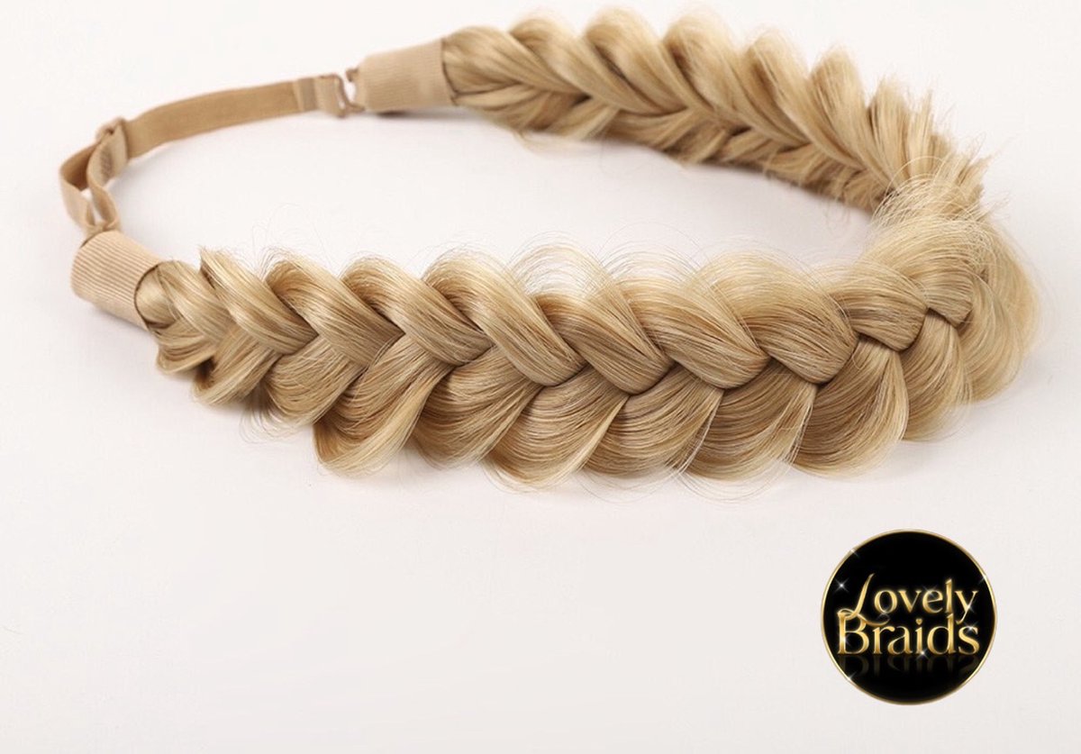 Lovely braids - vanille velvet - hair braids - messy - haarband - infinity braids - Haarvlecht band - fashion - diadeem - festival look - festival hair - hair braid - hair fashion - haarmode