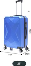 Koffer Traveleo BABIJ ABS03 blauw XL