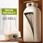 Léchell® Mini droger - Droogkast - Compact - 600W - Multifunctionele droger - Beige