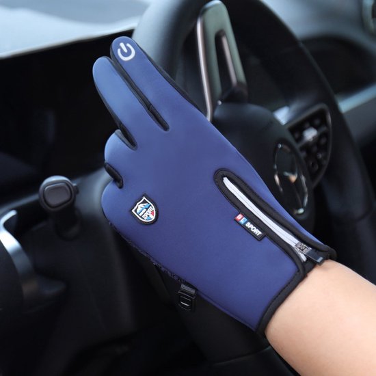 Finnacle - "Touchscreen handschoenen - Blauw - XL - Water-dicht"