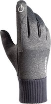 Finnacle - "Grijze Fleece Handschoenen - Waterdichte Touchscreen - Winterhandschoenen voor Scooter, Fietsen en Wandelen - Unisex - Maat L - Sinterklaas & Kerst Cadeau"