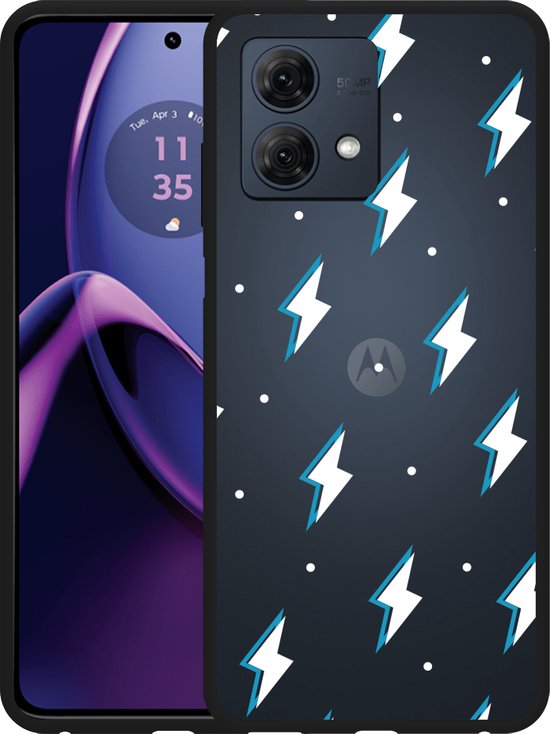 ILING Hoesje voor Motorola Moto G84 5G, premium lederen PU-lederen PU