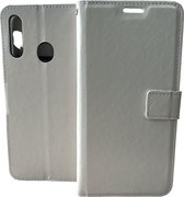 Portemonnee Book Case Hoesje Geschikt voor: Samsung Galaxy A20s - Wit
