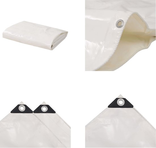 Vidaxl dekzeil 650 g/m² 3,5x5 m groen