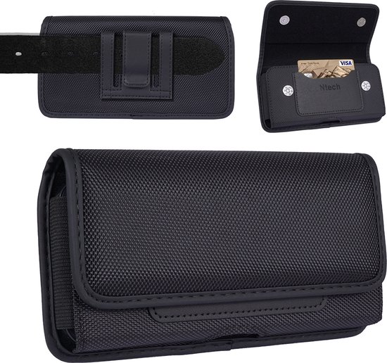 Étui de Riem - Étui de téléphone universel Holster en nylon 5.5 Xiaomi Redmi 13C / Redmi 14 Pro / 14 / Redmi 13T / 13t Pro / Redmi 12 / 13R Pro / Poco X6