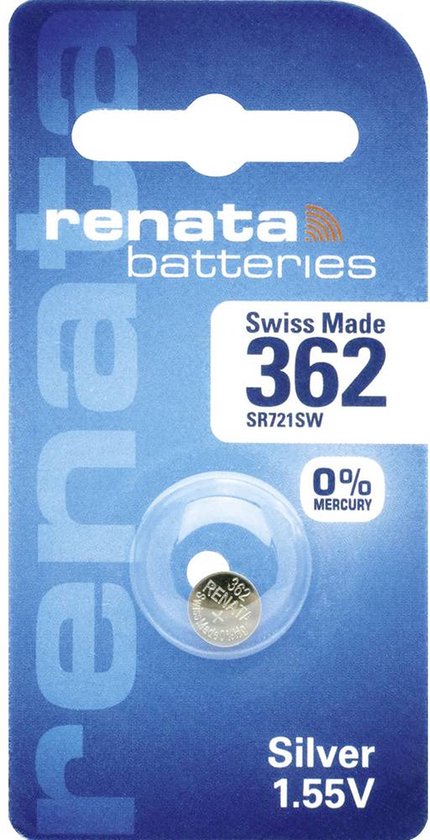 Renata 362 Silver 1.55V SR721SW 1 stuk