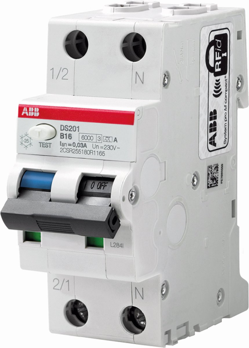 ABB System pro M Compacte Aardlekschakelaar - 2CSR255180R1325 - E2QRH