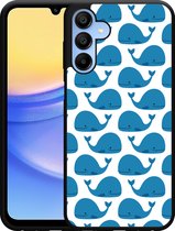 Cazy Hardcase Hoesje geschikt voor Samsung Galaxy A15 / A15 5G Whales