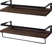 Olly wandplank - Bruin - Wandplanken