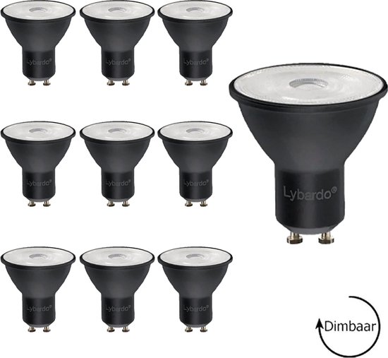 GU10 LED lamp - 10-pack - Dimbaar - 2700K warm wit