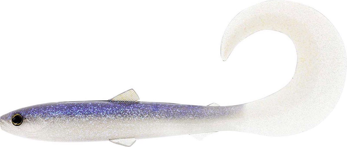 Westin - Softbaits Bulteez Curltail 8cm / 3gr Sparkling Blue