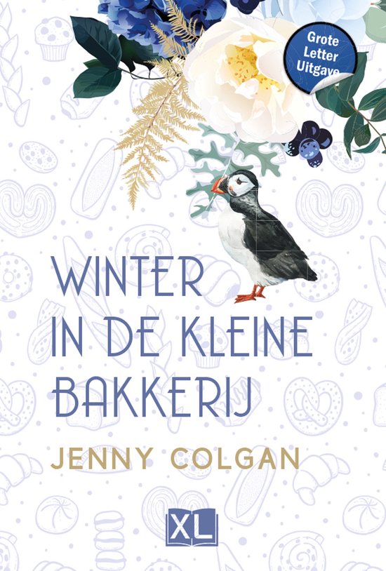 Winter in de kleine bakkerij - Grote Letter Uitgave - cover