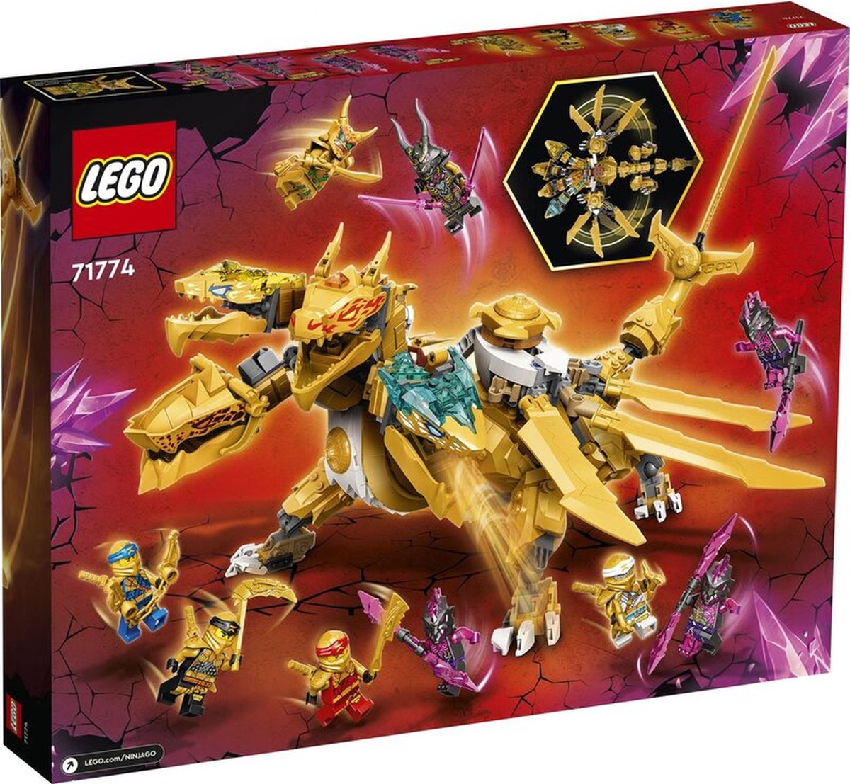LEGO NINJAGO Lloyds Gouden Ultra Draak - 71774 — afbeelding 4