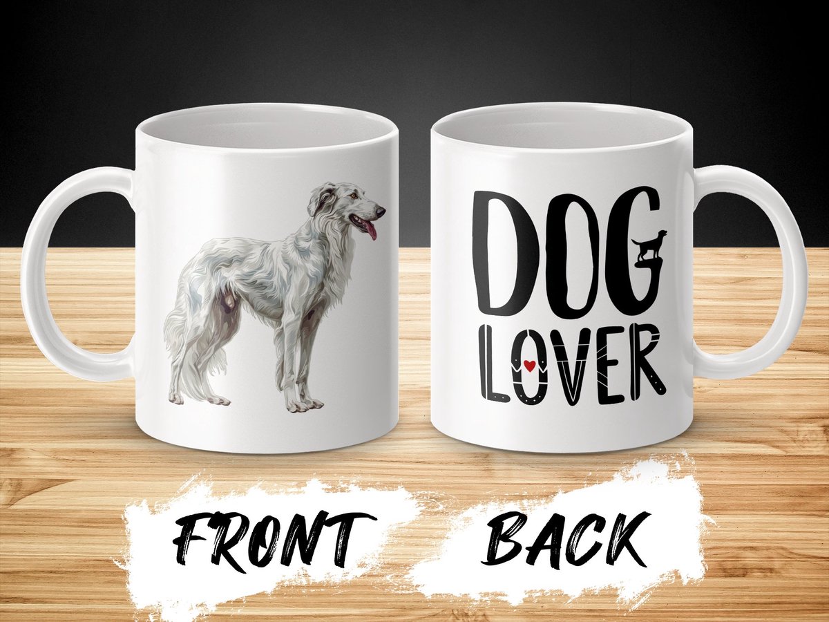 Mok Borzoi dog - hond/ Dog lover