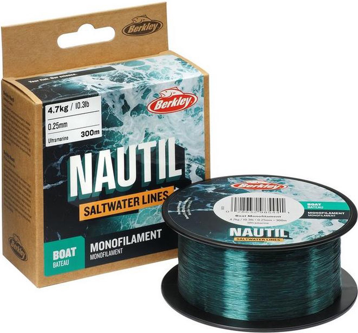 Berkley Nautil Boat 600 M Monofilament Transparant 0.450 mm
