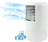 Luchtkoelers met water - Aircooler met water - Aircooler met koelelementen - Aircooler 3 in 1 - ‎13 x 13 x 22 cm - Wit