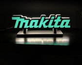 Boîte à lumière LED avec logo Makita Powertools | USB 5 V - Oui