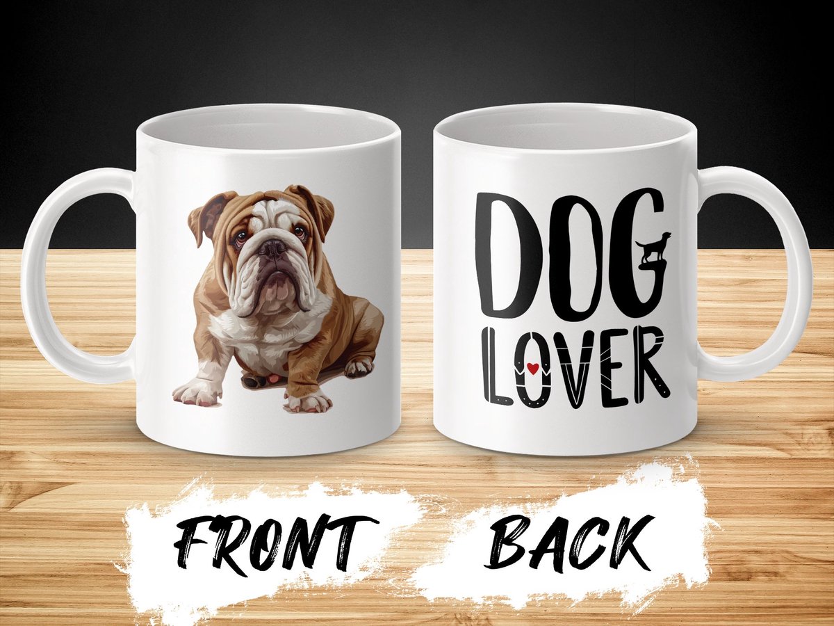 Mok Bulldog dog - hond/ Dog lover