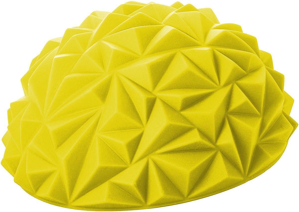 Goedkoopste Springos Massage Bal | Triggerpoint Bal | Massage | Massage Accessoires | Geel | 16 cm