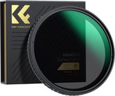 K&F Concept 77mm variabele ND2-32 Nano-X MRC grijsfilter ND filter