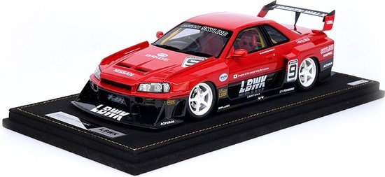 Nissan Skyline 'LBWK' (ER34) Super Silhouette Fenderist Japan 2020 - 1:18 - INNO Models