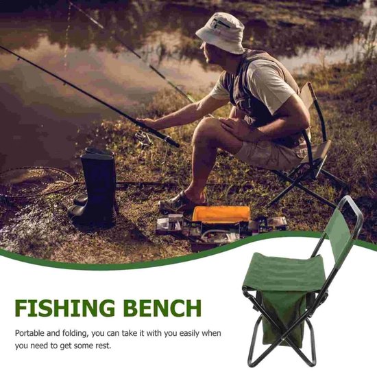 Chaise Pliante Portable avec Sac Isotherme et Dossier - Tabouret de