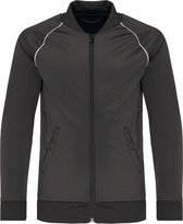 SportJas Kind 12/14 years (12/14 ans) Proact Lange mouw Dark Grey 100% Polyester