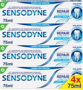 Sensodyne Repair & Protect dentifrice pour dents sensibles 4 x 75 ml