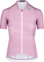 BIORACER Wielershirt Dames korte mouw - New! Zomercollectie 2024 - Model Icon - Roze- Maat S - Fietskleding voor Dames