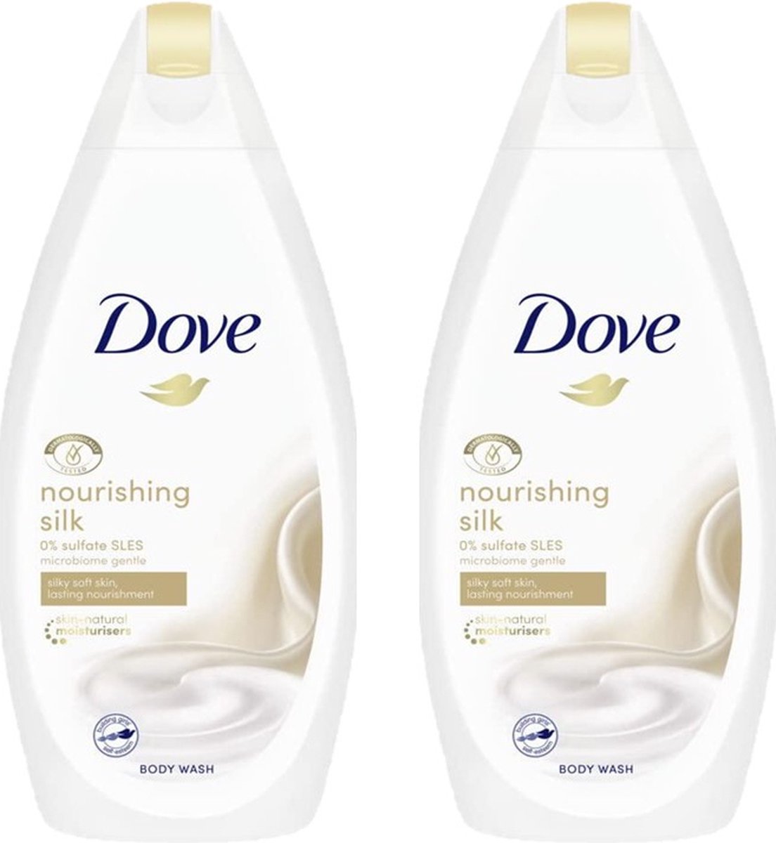 Dove Nourishing Silk Douchegel - 2 x 500 ml