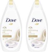 Dove Nourishing Silk Douchegel - 2 x 500 ml
