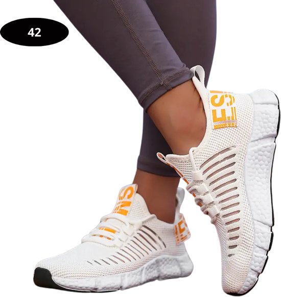 Nivard Tennisschoenen - Heren - Dames - Tenniskleding - Indoor - Outdoor - Wit - Maat 42