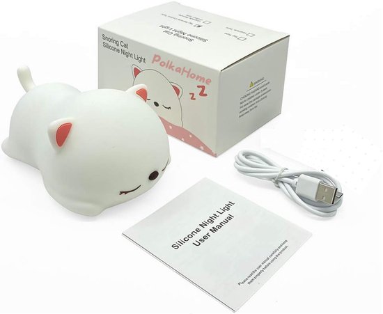 PolkaHome® Lamp - Tafellamp Slaapkamer & Tafellampen - Tafel Lamp & Tafellampje - Nachtlamp & Nachtlampje - Lamp Kinderkamer & Lamp Babykamer - Nachtlampje Dimbaar - Lamp Kinderkamer Meisje en Jongen en Kinderen - Touch Lamp - Knijplampje Oplaadbaar van Merkloos — afbeelding 3