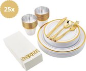 Bol.com Serviesset voor 25 Personen - Servies Set - Bruiloften en Verjaardagen - Feestservies aanbieding