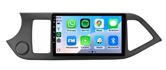 Autoradio Kia Picanto 2011-2017 9″ touchscreen Android Carplay Android Auto GPS navigatie Bluetooth