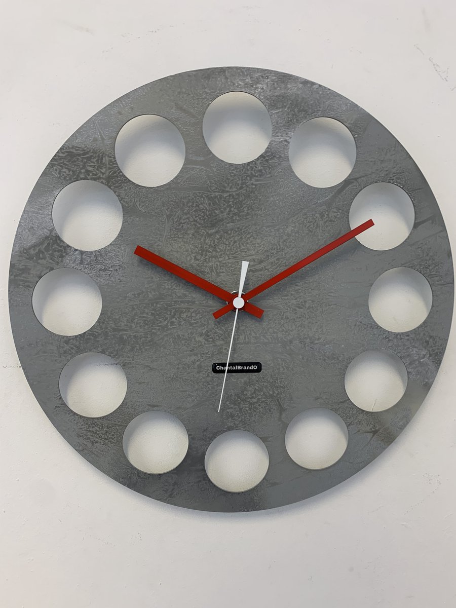 MOSACLOCK GREY LABEL Wandklok Modern Industrieel Design