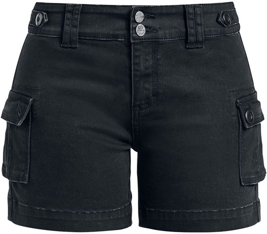 Short en jean noir Premium by EMP pour femme - 30