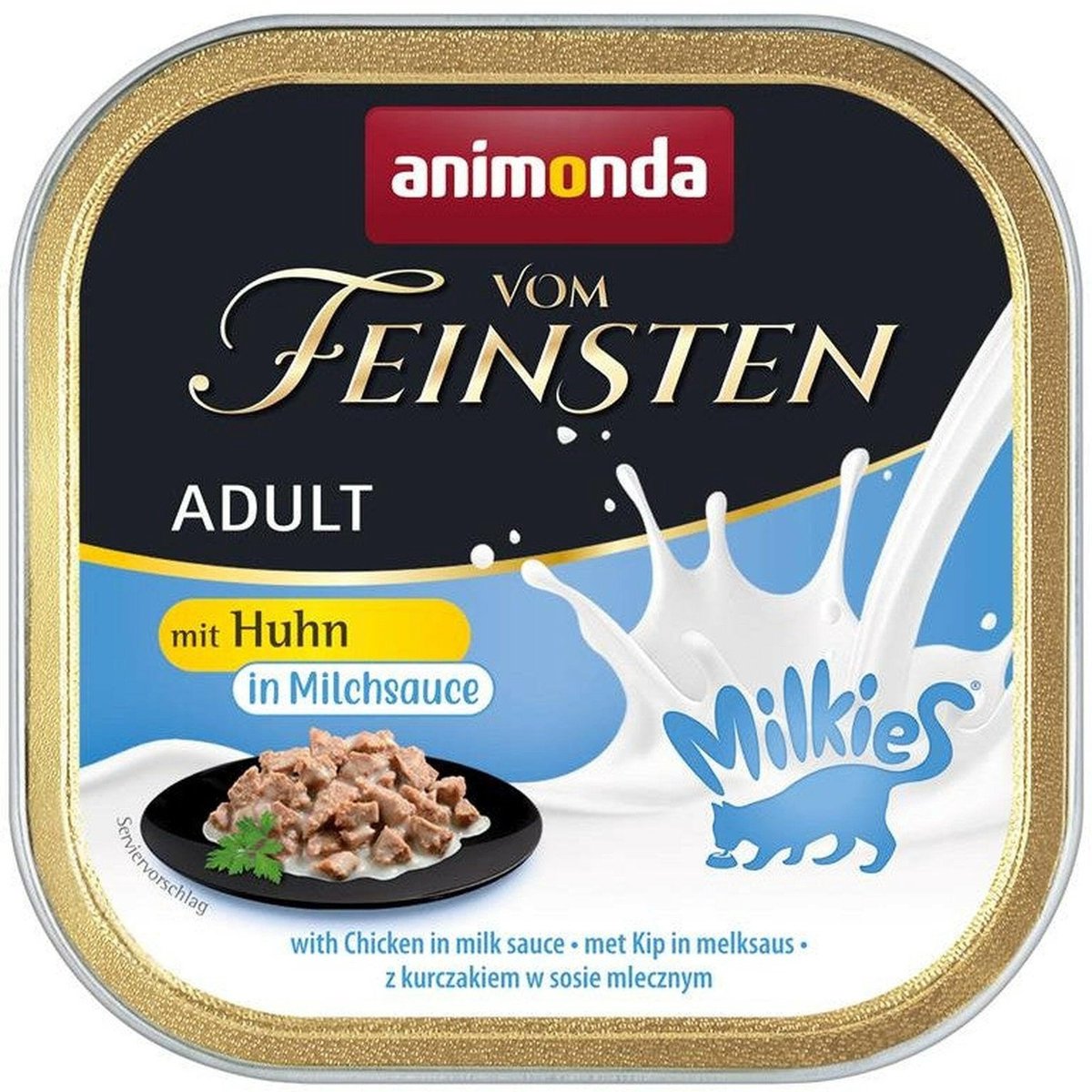 Animonda Animonda Cat Vom Feinsten 32x100g - met kip in melksaus