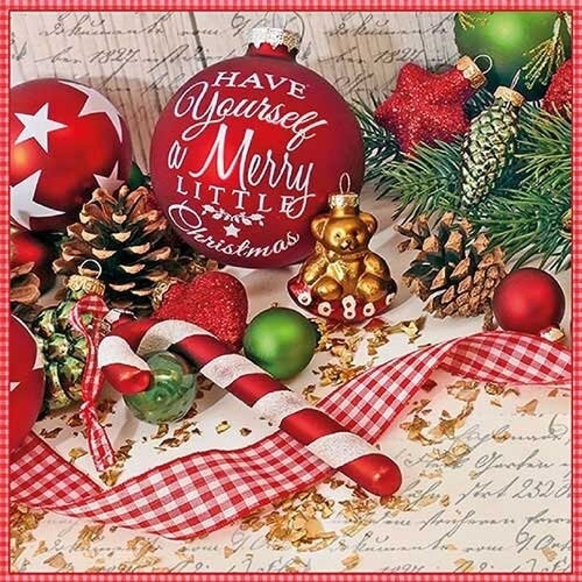 Ambiente - Lunch servetten - Merry Little Christmas