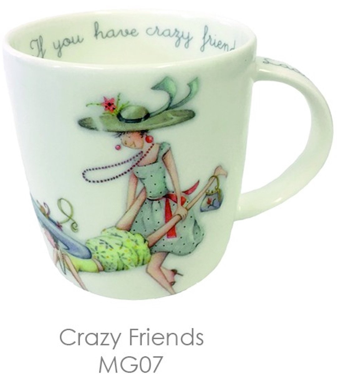 Mok 380 ml - Crazy Friends - Berni Parker