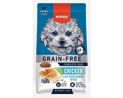 Wanpy - Puppy - Hondenvoer - Droogvoer - Kip - 1,5 kg - Graanvrij