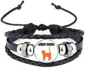 Akyol - kat met eigen naam armband zwart - Katten - katten liefhebbers - iemand die houdt van katten - verjaardag - cadeau - kado