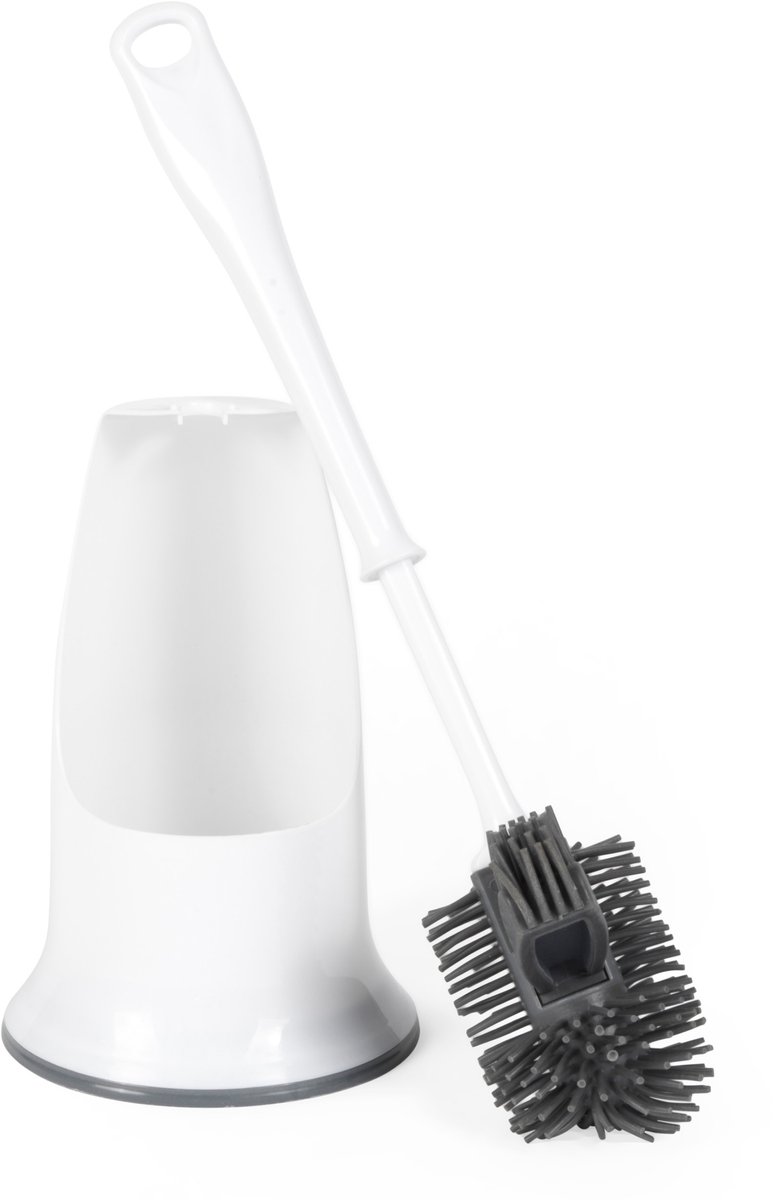 Beldray Anti-bac Siliconen Toiletborstel - Met Houder, Comfort Grip