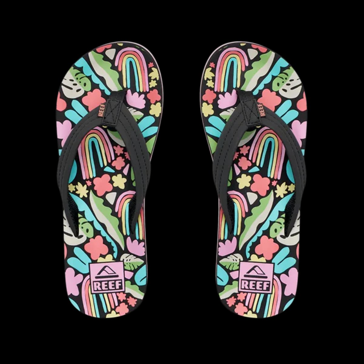 Reef Ahi Kinder Teenslippers Cj6550 Kleur Multicolour Multicolor