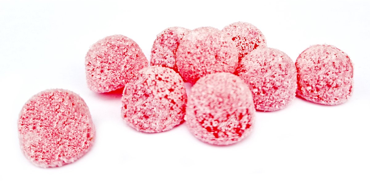 De Bron Frambozen Bolletjes suikervrij - 1 kilo